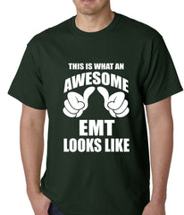 This Is What An Awesome EMT Looks Like Mens T-shirt