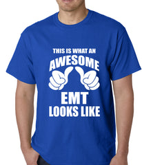 This Is What An Awesome EMT Looks Like Mens T-shirt