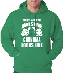 This Is What An Awesome Grandma Looks Like Adult Hoodie