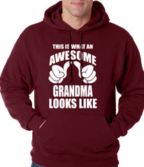 This Is What An Awesome Grandma Looks Like Adult Hoodie