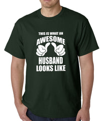 This Is What An Awesome Husband Looks Like Mens T-shirt