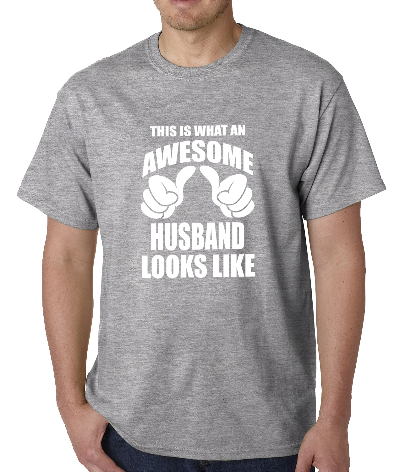 This Is What An Awesome Husband Looks Like Mens T-shirt