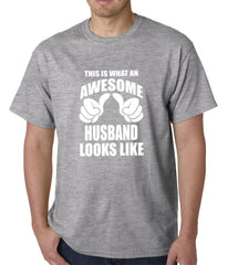 This Is What An Awesome Husband Looks Like Mens T-shirt