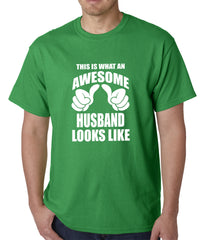 This Is What An Awesome Husband Looks Like Mens T-shirt