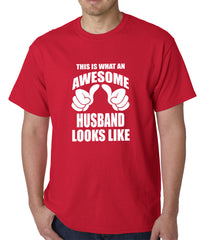 This Is What An Awesome Husband Looks Like Mens T-shirt
