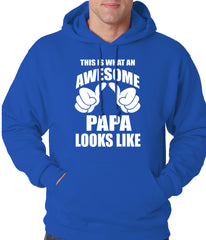 This Is What An Awesome Papa Looks Like Adult Hoodie