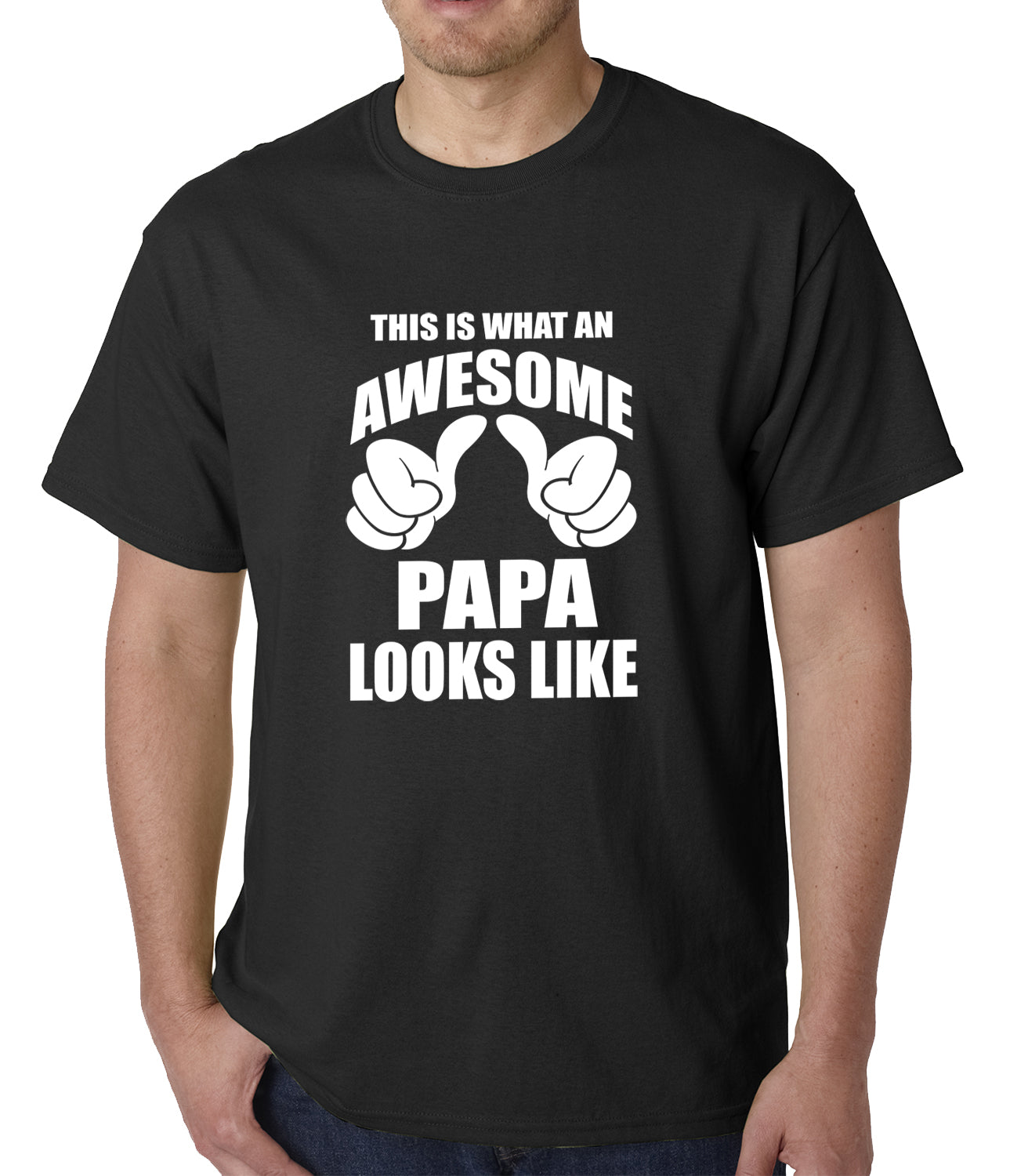 This Is What An Awesome Papa Looks Like Mens T-shirt