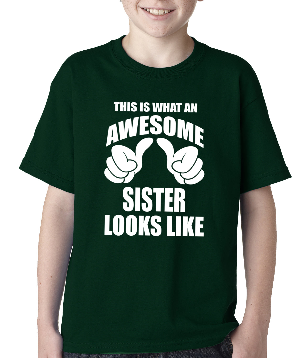 This Is What An Awesome Sister Looks Like Kids T-shirt
