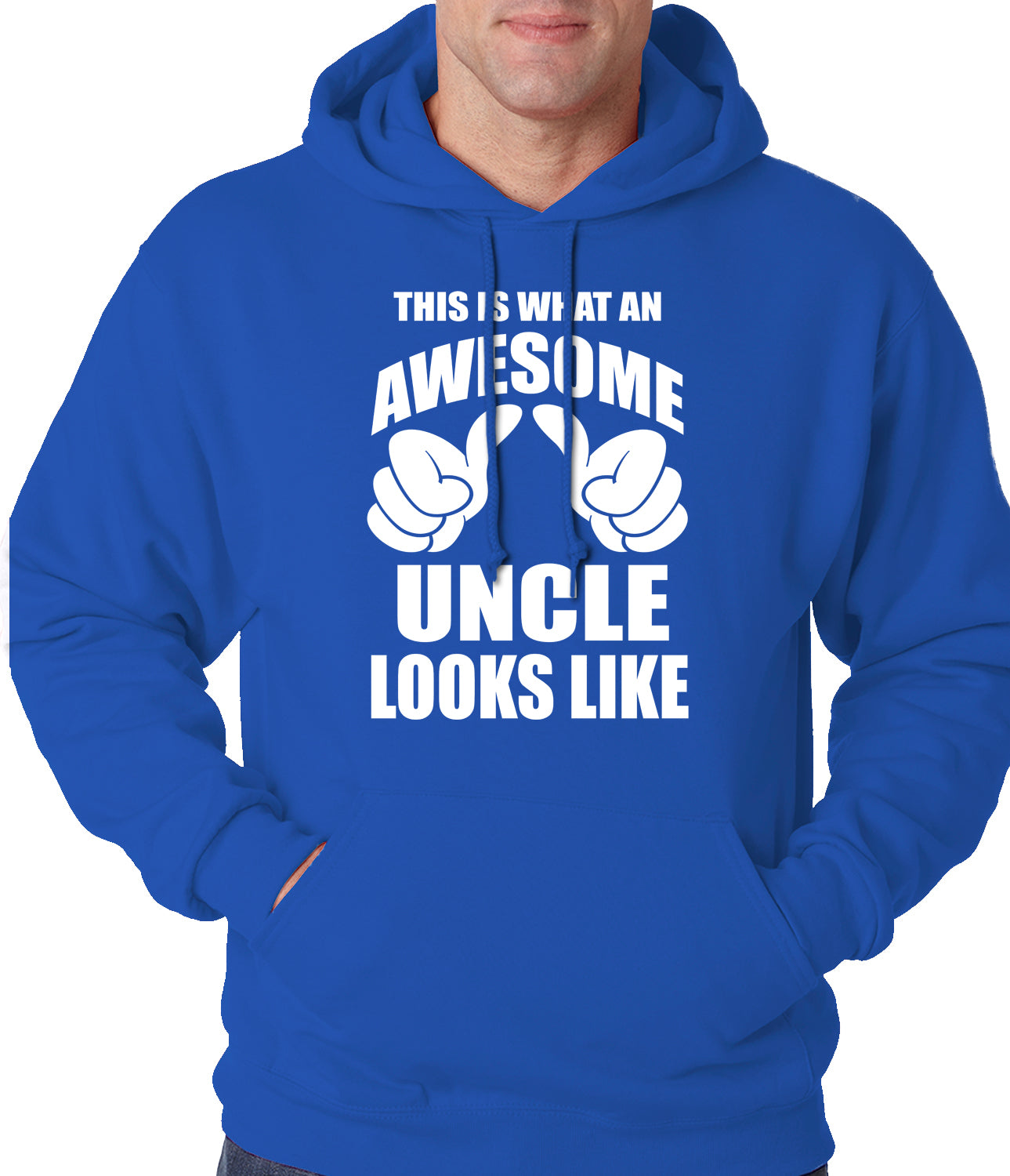 This Is What An Awesome Uncle Looks Like Adult Hoodie