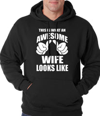 This is What An Awesome Wife Looks Like Adult Hoodie