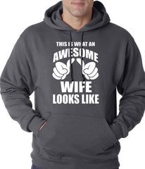 This is What An Awesome Wife Looks Like Adult Hoodie