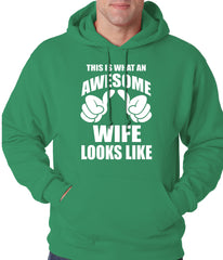 This is What An Awesome Wife Looks Like Adult Hoodie