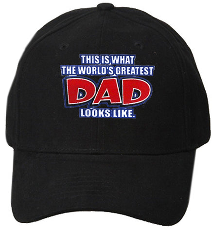 This Is What The World's Greatest Dad looks Like Baseball Hat