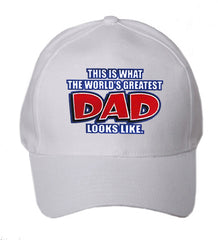 This Is What The World's Greatest Dad looks Like Baseball Hat