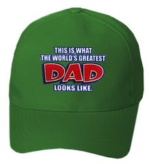 This Is What The World's Greatest Dad looks Like Baseball Hat