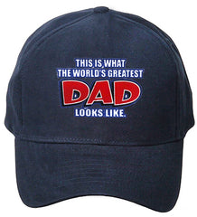 This Is What The World's Greatest Dad looks Like Baseball Hat