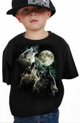 Three Wolf Moon Kids T-Shirt