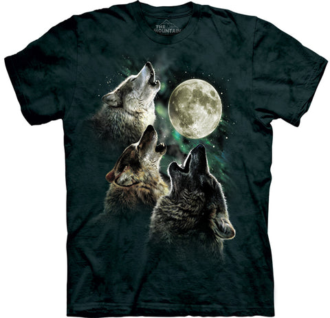 Three Wolf Moon Men's Big Face T-Shirt