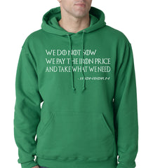 Thrones Greyjoy Ironborn Motto Adult Hoodie
