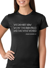 Thrones Greyjoy Ironborn Motto Girls Shirt