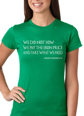 Thrones Greyjoy Ironborn Motto Girls Shirt