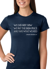 Thrones Greyjoy Ironborn Motto Girls Shirt