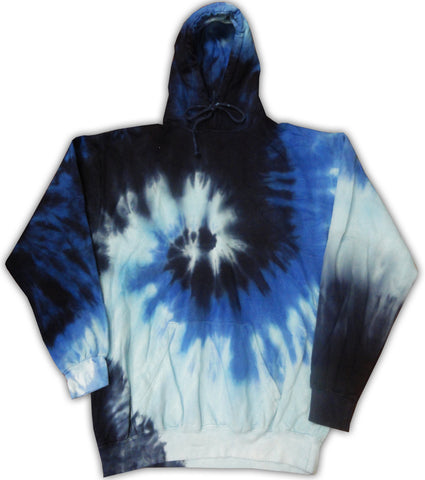 Tie Dye Hoodie - "Blue Ocean" Tie Dye Hoodie