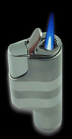 Tiger Sleek Auto Open Chrome Torch Lighter