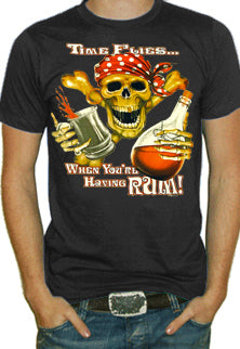 Time Flies When You're Having Rum T-Shirt 