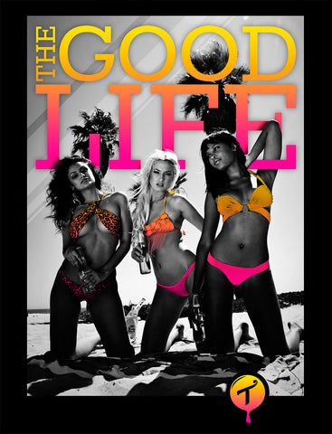 Tits - Beachin' - The Good Life Mens T-shirt