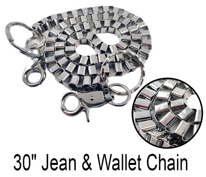 Tough Box Link 30" Jean & Wallet Chain