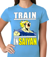 Train Like Insaiyan Ladies T-shirt