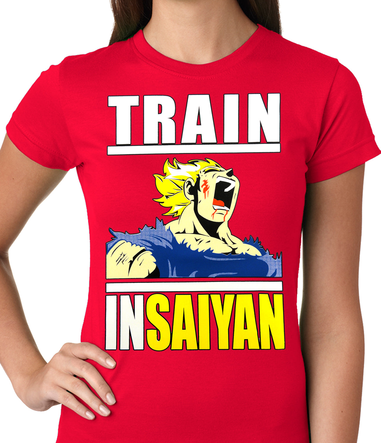 Train Like Insaiyan Ladies T-shirt