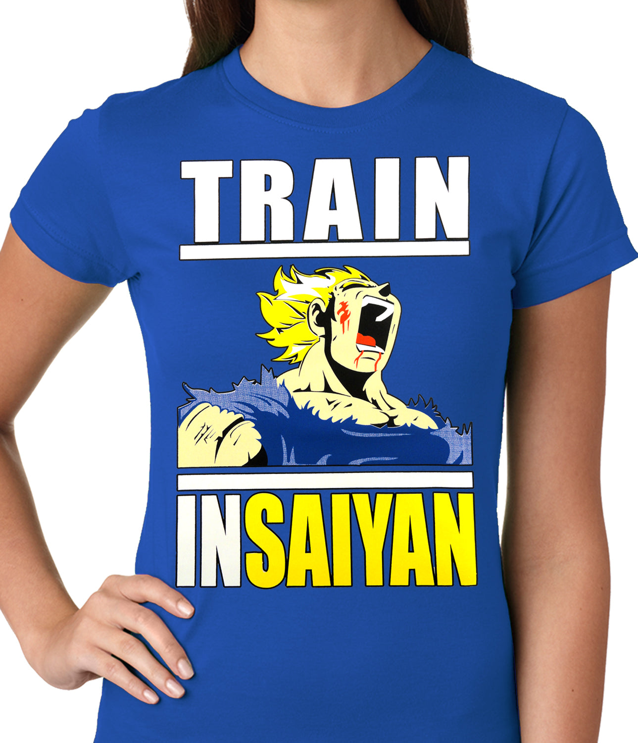 Train Like Insaiyan Ladies T-shirt