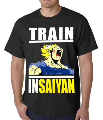 Train Like Insaiyan Mens T-shirt