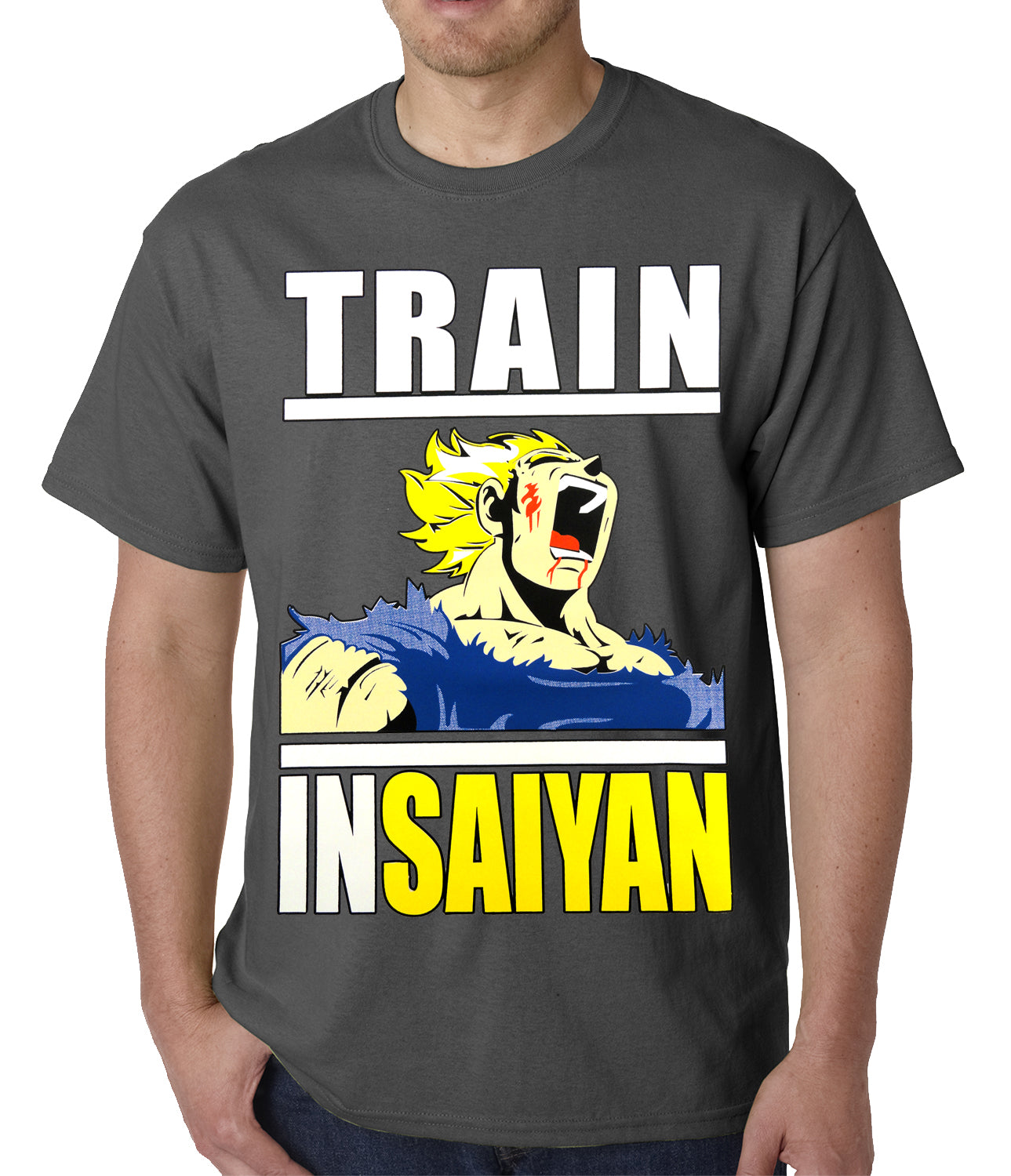 Train Like Insaiyan Mens T-shirt