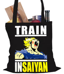 Train Like Insaiyan Tote Bag