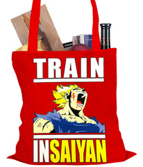 Train Like Insaiyan Tote Bag