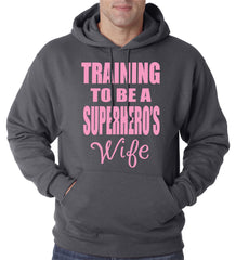 Training To Be A Superhero's Wife Adult Hoodie