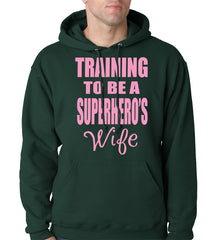 Training To Be A Superhero's Wife Adult Hoodie