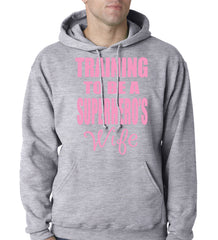 Training To Be A Superhero's Wife Adult Hoodie