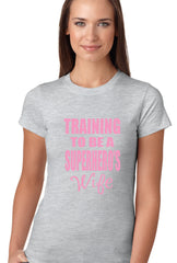 Training To Be A Superhero's Wife Girls T-shirt