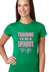 Training To Be A Superhero's Wife Girls T-shirt