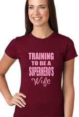 Training To Be A Superhero's Wife Girls T-shirt
