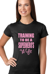 Training To Be A Superhero's Wife Girls T-shirt