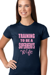 Training To Be A Superhero's Wife Girls T-shirt