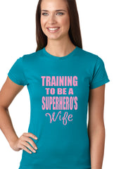 Training To Be A Superhero's Wife Girls T-shirt