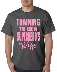 Training To Be A Superhero's Wife Mens T-shirt