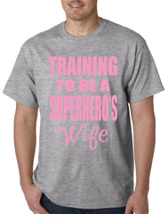 Training To Be A Superhero's Wife Mens T-shirt