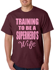 Training To Be A Superhero's Wife Mens T-shirt